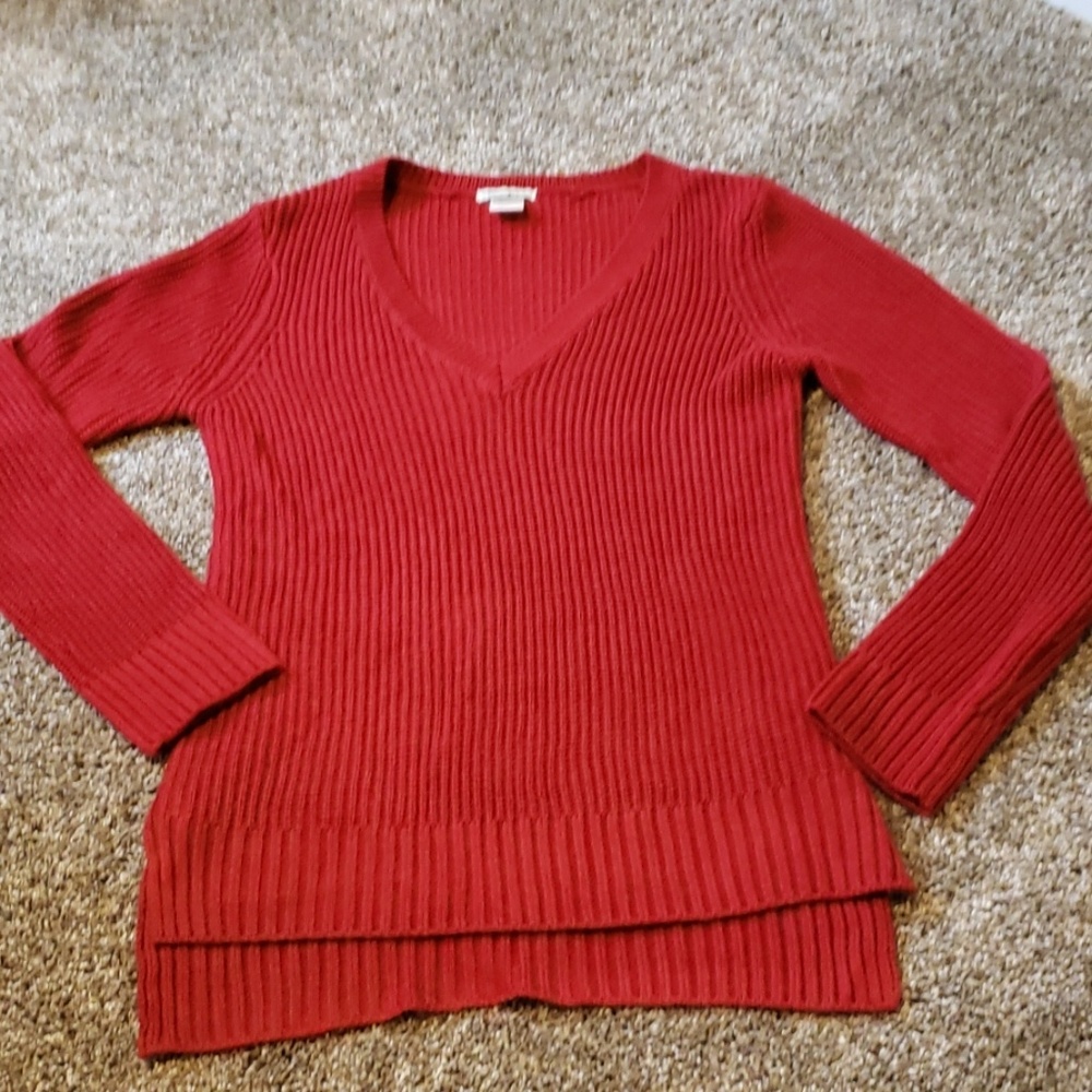 Red sweater